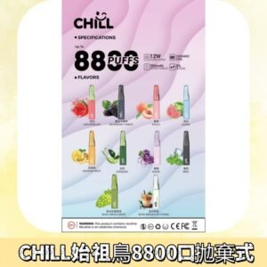 CHILL始祖鳥電子煙鴨嘴獸拋棄式8800口 一次性8ml大容量煙油