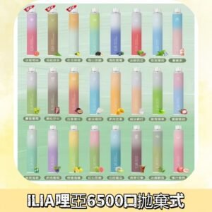 ILIA BAR 4 哩啞一次性拋棄式電子煙|6500口大容量